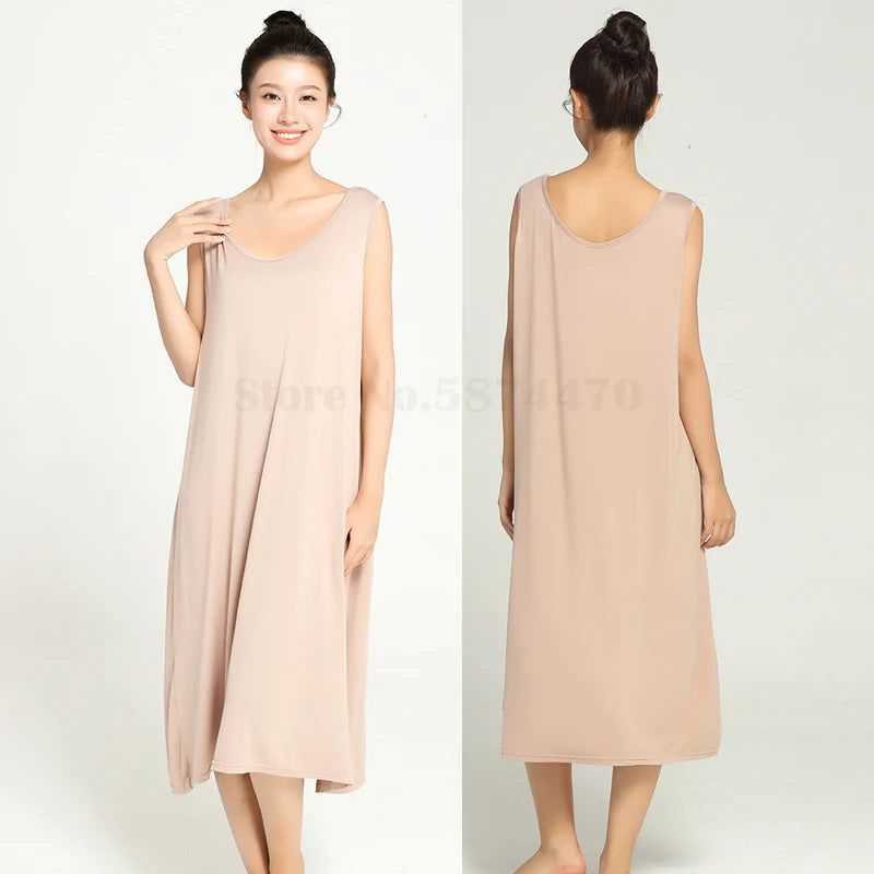 Large Size 3XL 4XL 5XL 6XL Nightgown for Women Sexy Chemise Nightdress Sleepwear Summer Long Home Dressing Gown Lounge Wear