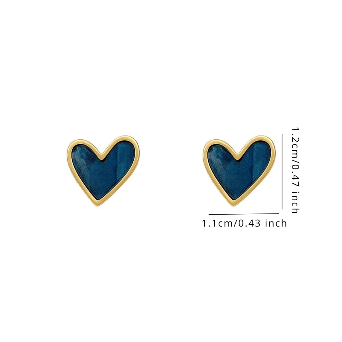IFYOUOO Vintage Small Heart Earrings for Women Fashion Jewelry Gift Delicate Girly sweet Earrings Girls