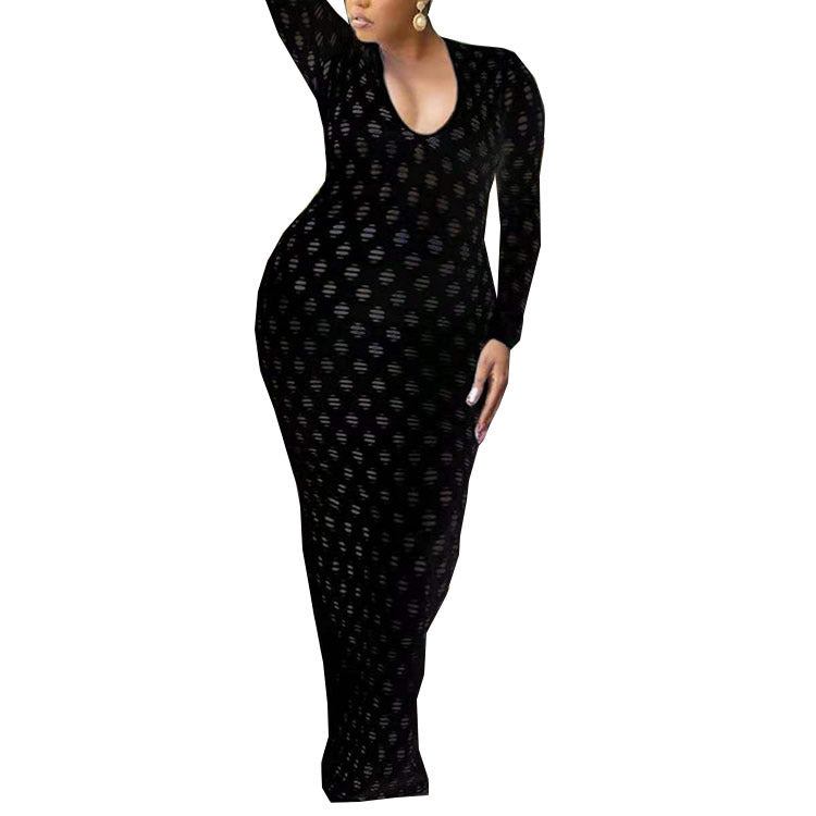 Elegant  Lace Dress for Curvy Women