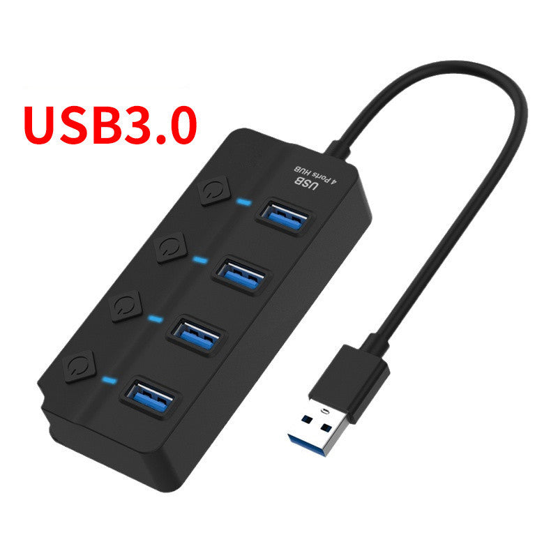 Seven-port  HUB3.0 4-port 3.0 Splitter