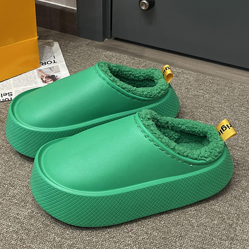 Cotton Slippers Female Winter Home Outside Wear