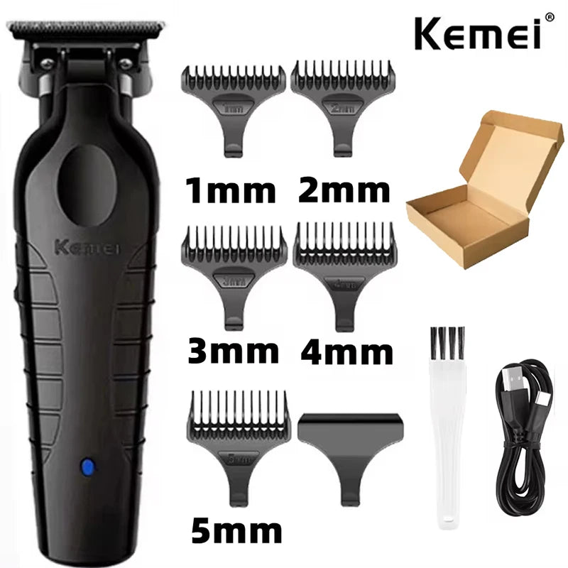 Kemei KM-2299 Men's Hair Clipper Professional Electric Hair Clipper USB Rechargeable Barber Trimmer Men's Electric Hair Clipper