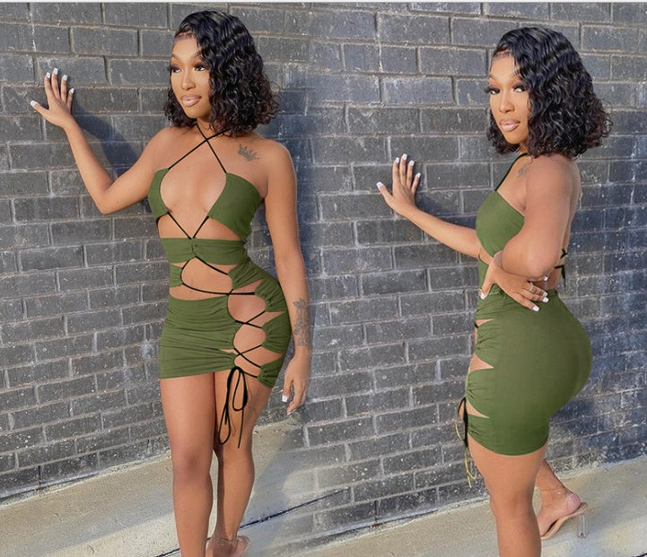 Women's Drawstring Dress