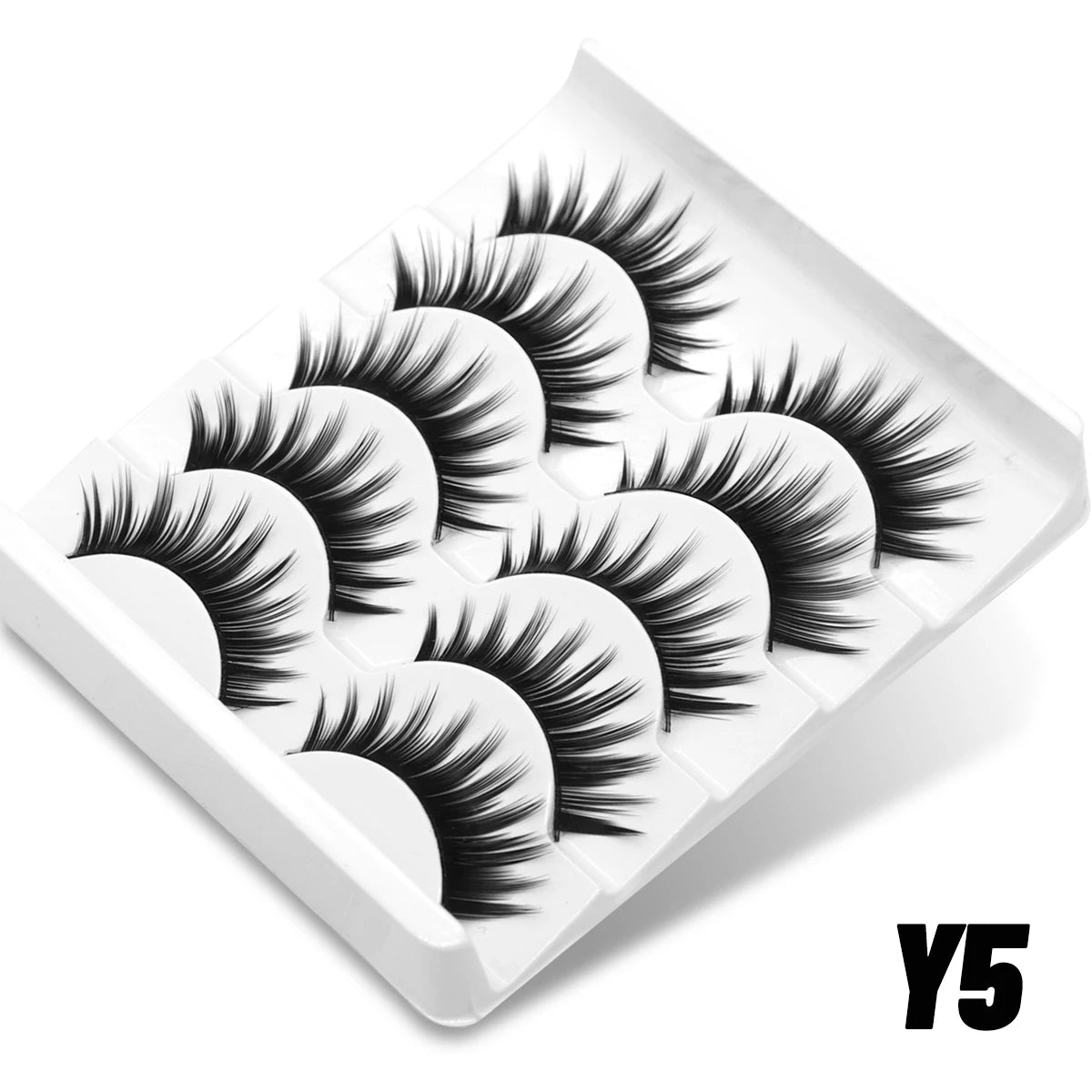Fluffy 3D Mink Lashes – 10 Pairs of Soft, Full Volume
