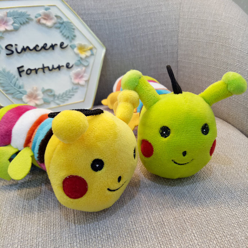 Durable Plush Molar Dog Toy - Sound Caterpillar