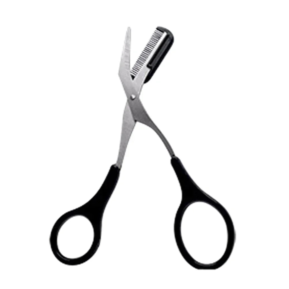 Stainless Steel Eyebrow Trimming Scissors With Comb, Safe Eyebrow Trimming Makeup Tool, Precise Creation Of Perfect Eyebrow Shap