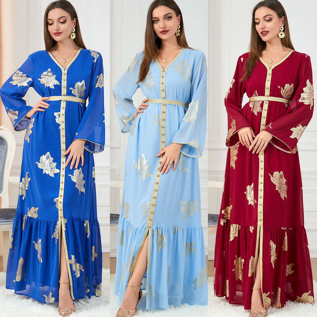 Women's Casual Long-Sleeved Dress