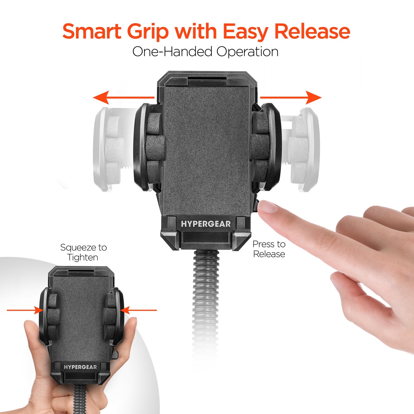 HyperGear Universal Windshield Phone Mount - Black (14369-HYP)