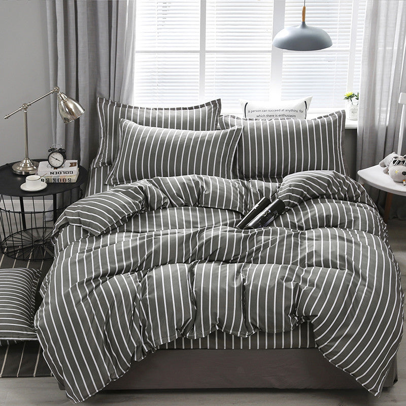 Fashion Household Simple Printing Polyester Bedding