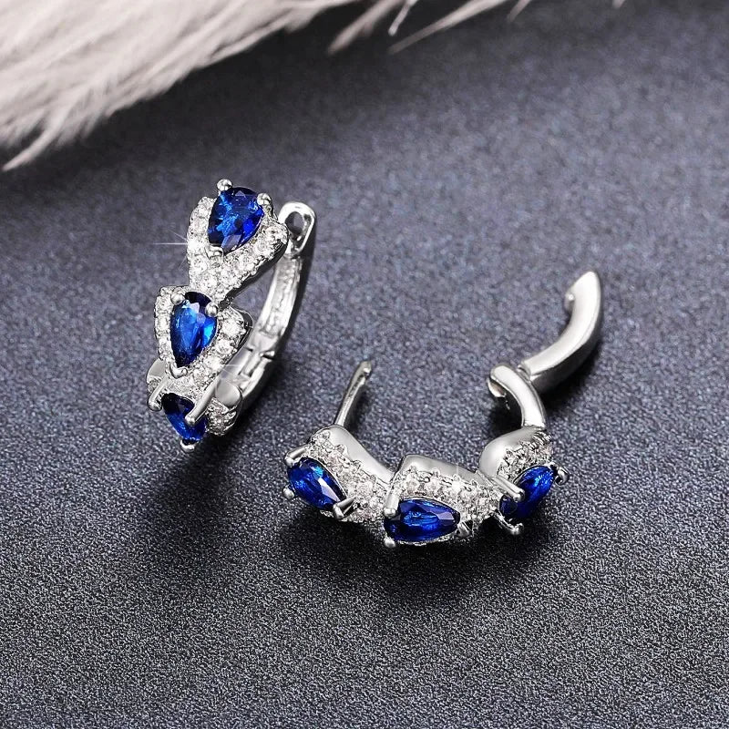 New Round Elegant Dangle Rhinestone Drop Earrings for Women Luxury Fashion Jewelry  Oorbellen  Hangers