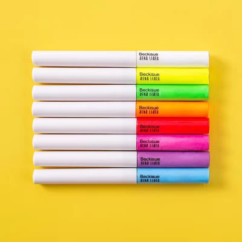 Waterproof Fluorescent Eyeliner Set - 8 Colors