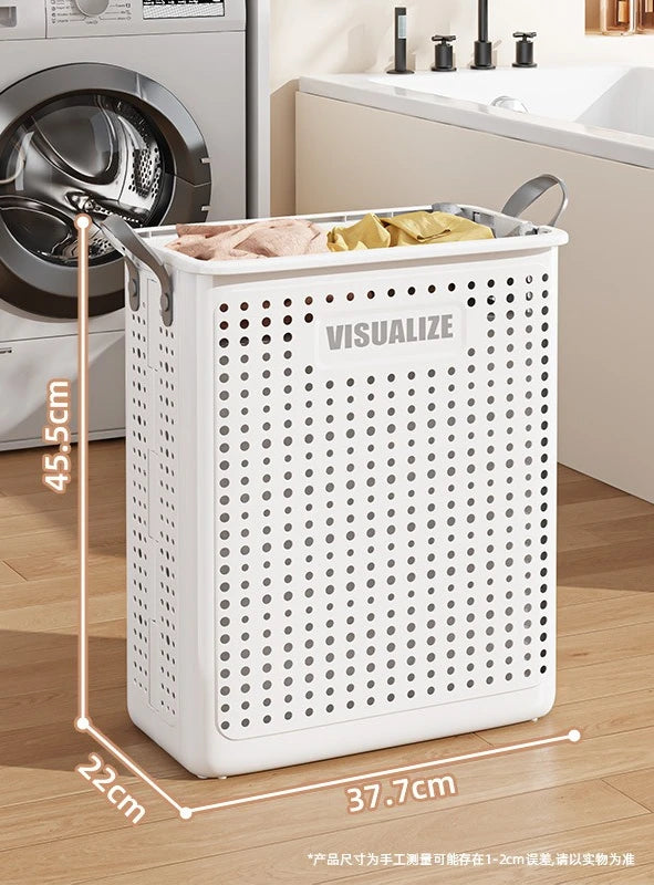 Foldable laundry basket large size with wheels dirty clothes basket storage basket suitable for laundry room dirty clothes