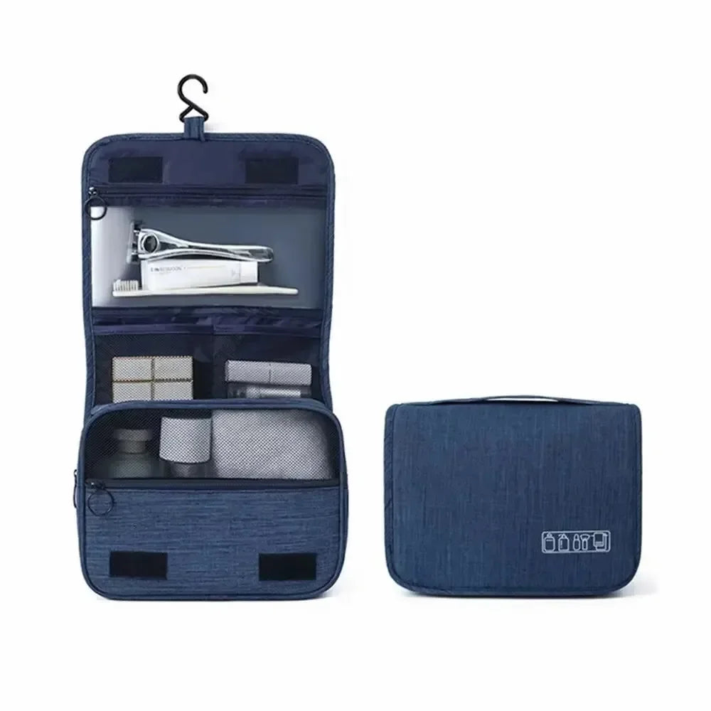 High Quality Travel Makeup Bags Women Waterproof Cosmetic Bag Toiletries Organizer Hanging Dry and Wet Separation Storage Bag