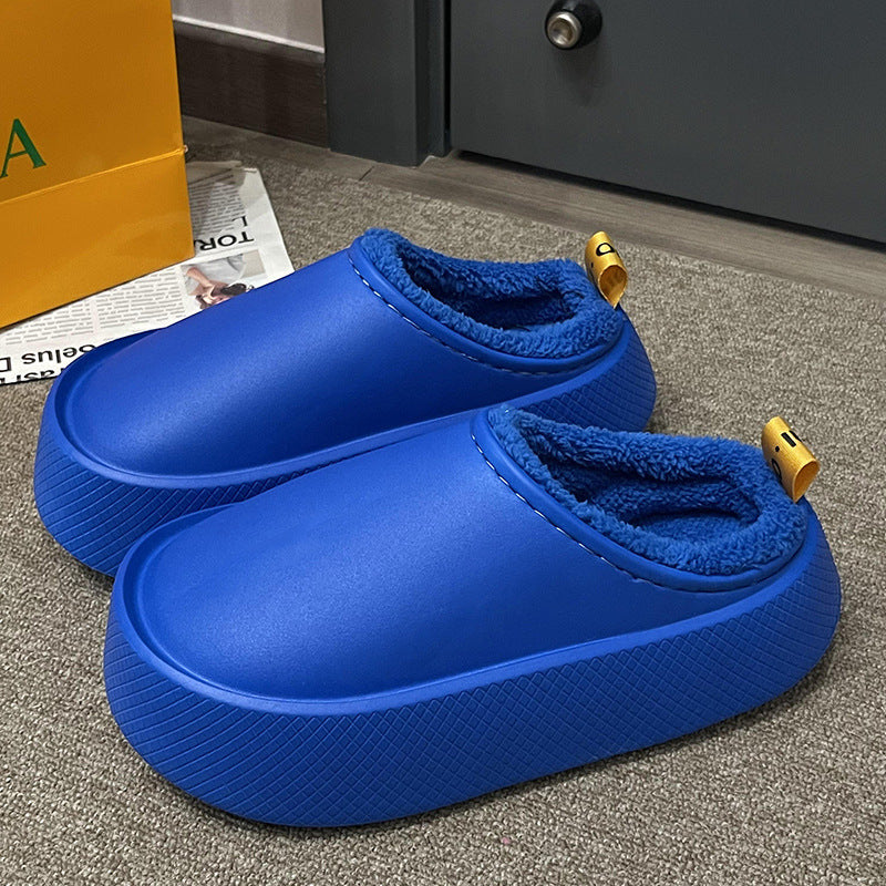 Cotton Slippers Female Winter Home Outside Wear