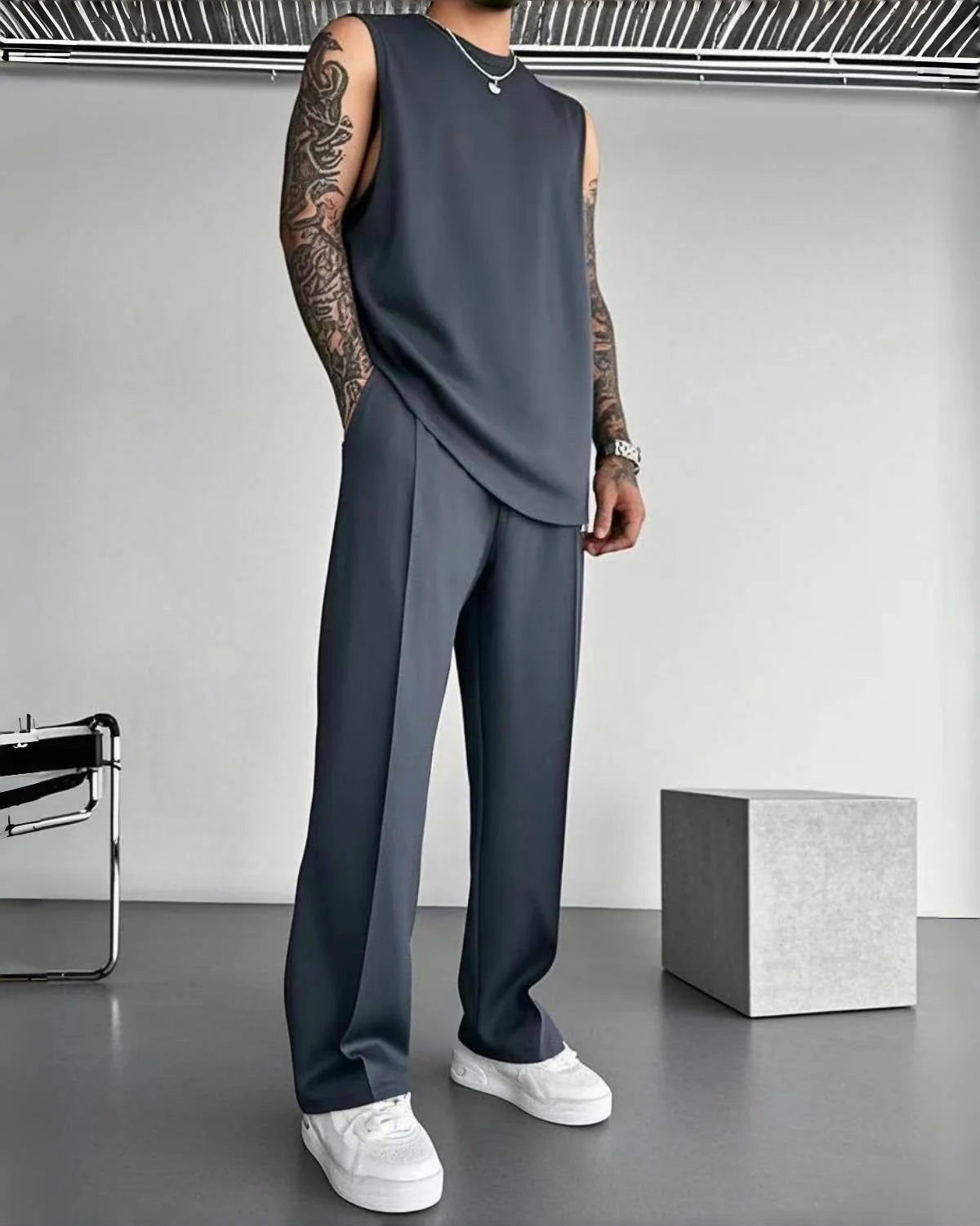 Men's casual Sleeveless Suit