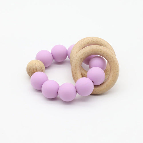 Vibrantly Colored Chewable Teether Chain for Babies