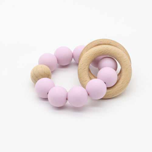 Vibrantly Colored Chewable Teether Chain for Babies