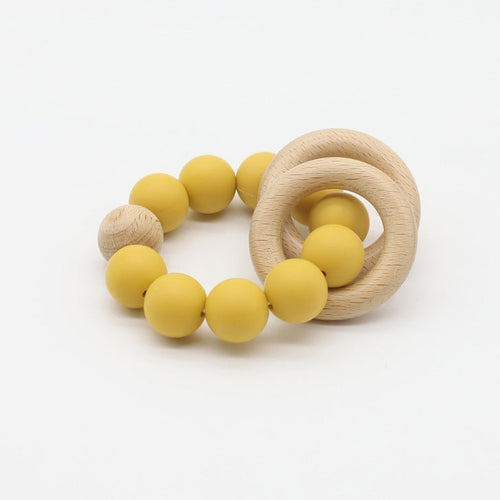 Vibrantly Colored Chewable Teether Chain for Babies
